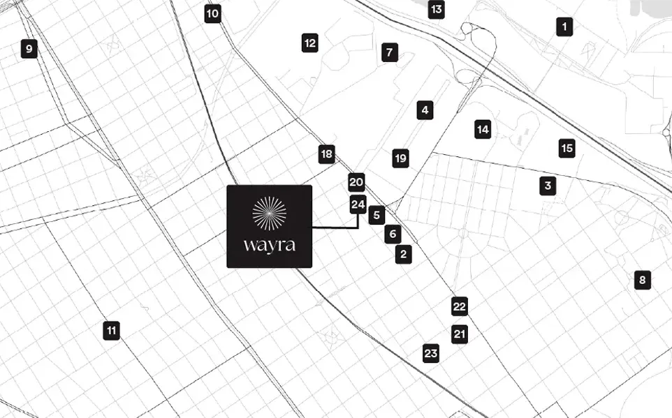 Mapa del barrio de Nuñez